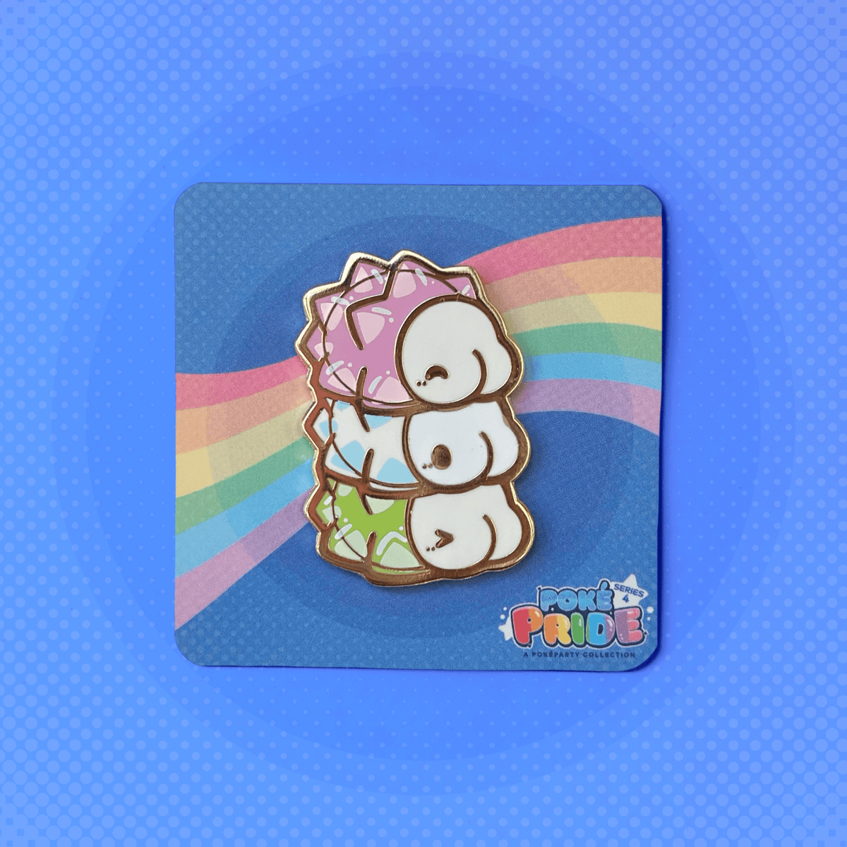 Genderqueer Snom PokéPRIDE Pin - HeyyoJojo