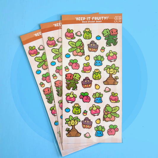Fruity Deco Sticker Sheet