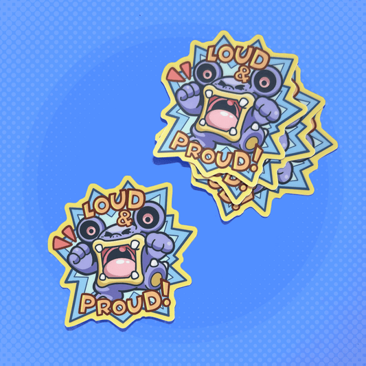 Loudred PokéPRIDE Sticker - HeyyoJojo