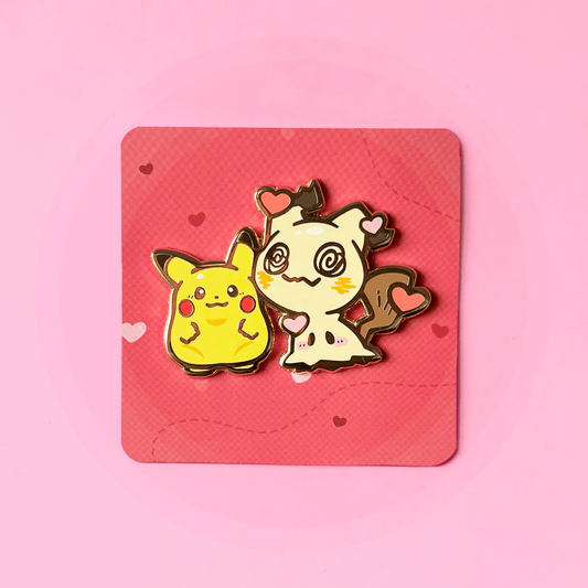 Mimikyu Love Party Friend Pin - HeyyoJojo