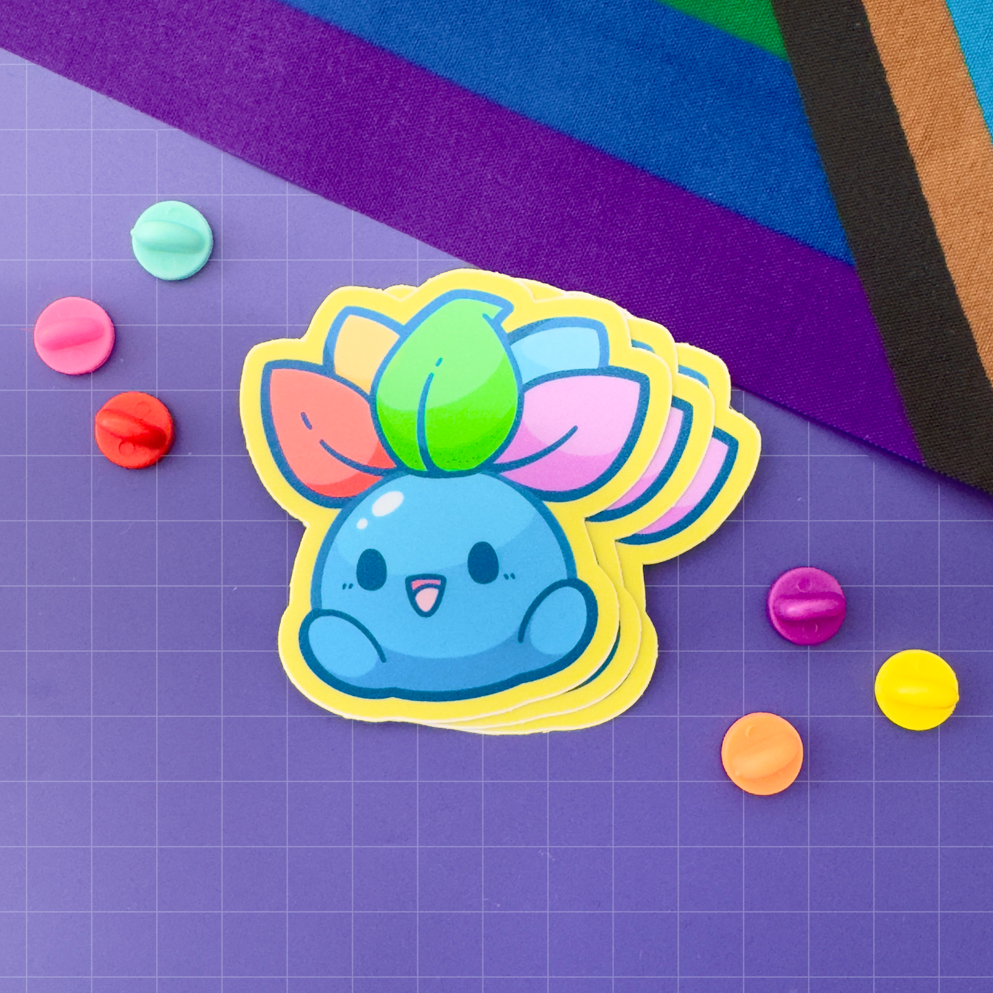 Oddish PokéPRIDE Sticker