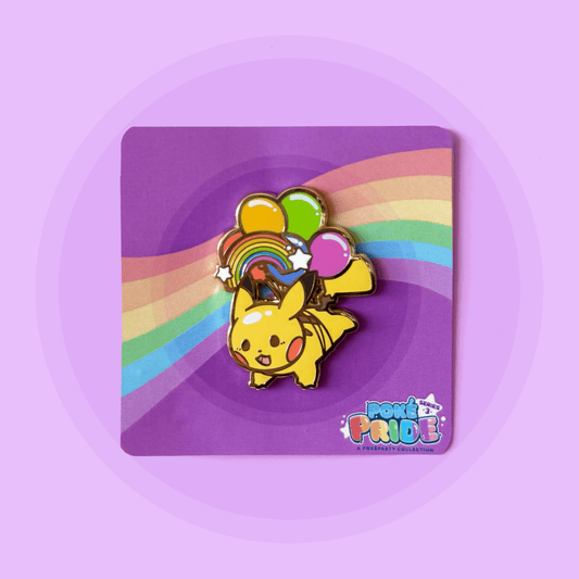 Pikachu PokéPRIDE Pin - HeyyoJojo