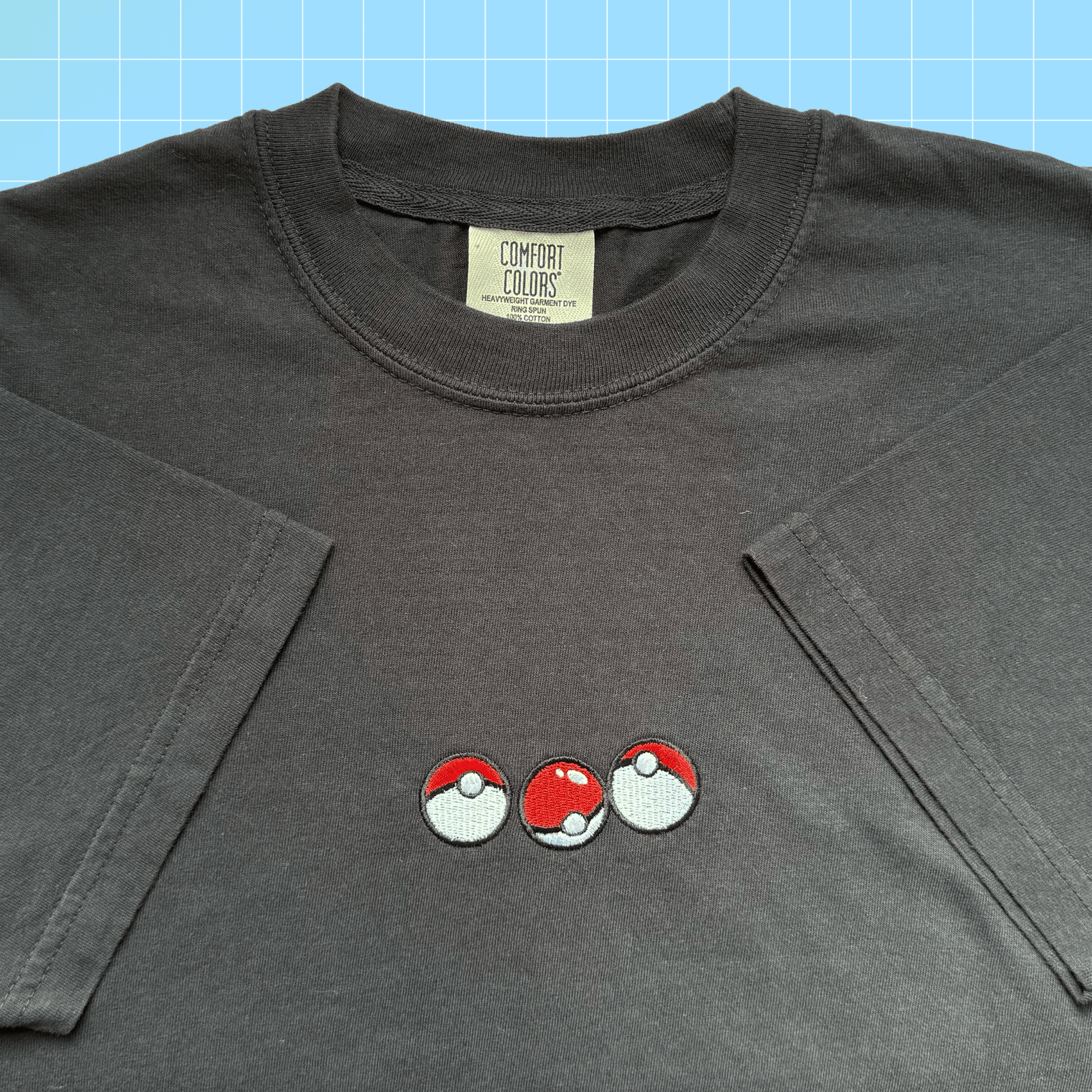 Pokéball Party Embroidered Shirt | Comfort Colors - HeyyoJojo