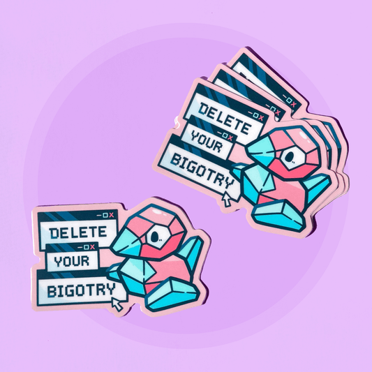 Porygon PokéPRIDE Sticker - HeyyoJojo
