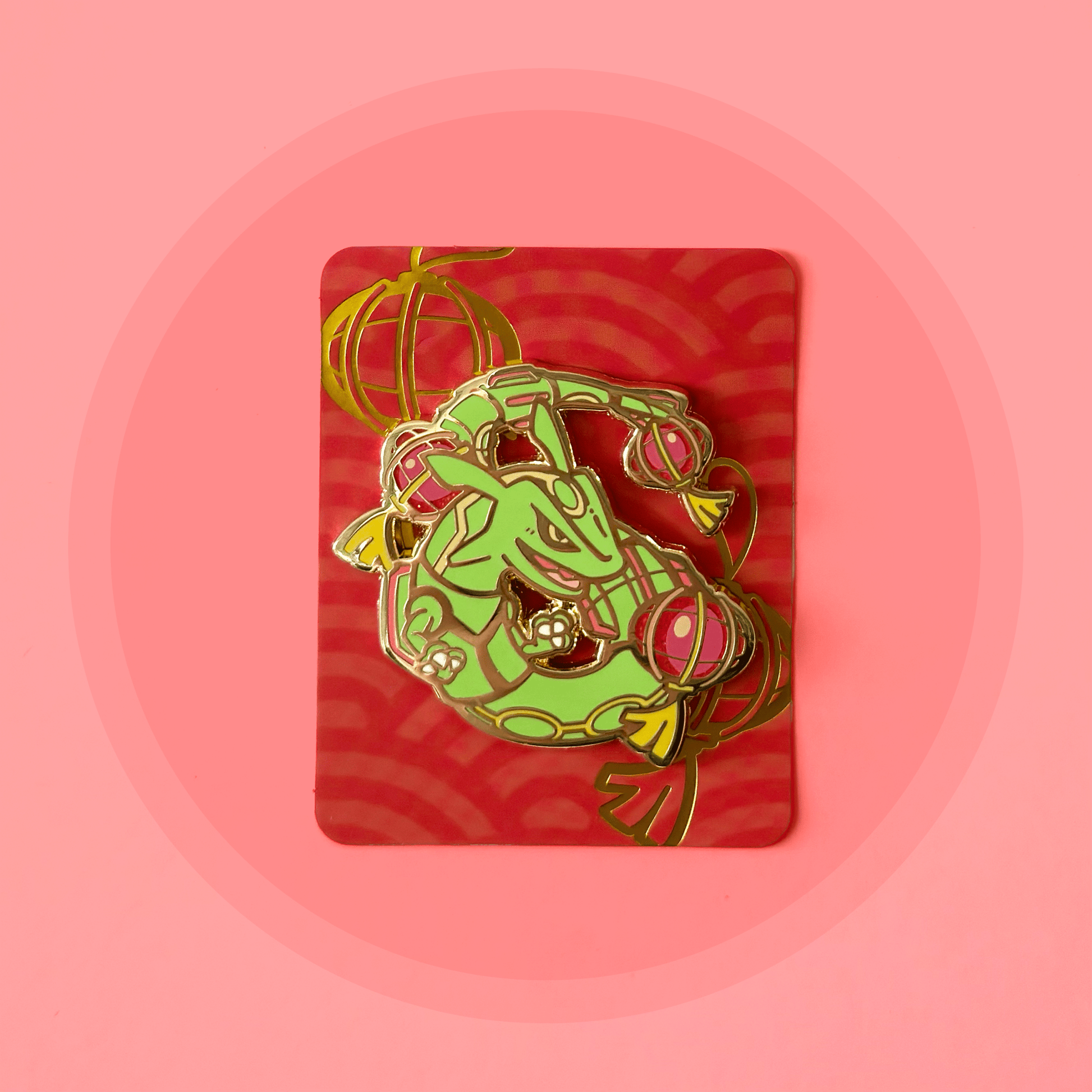 Rayquaza Party Friend Pin | Year of the Snake - HeyyoJojo
