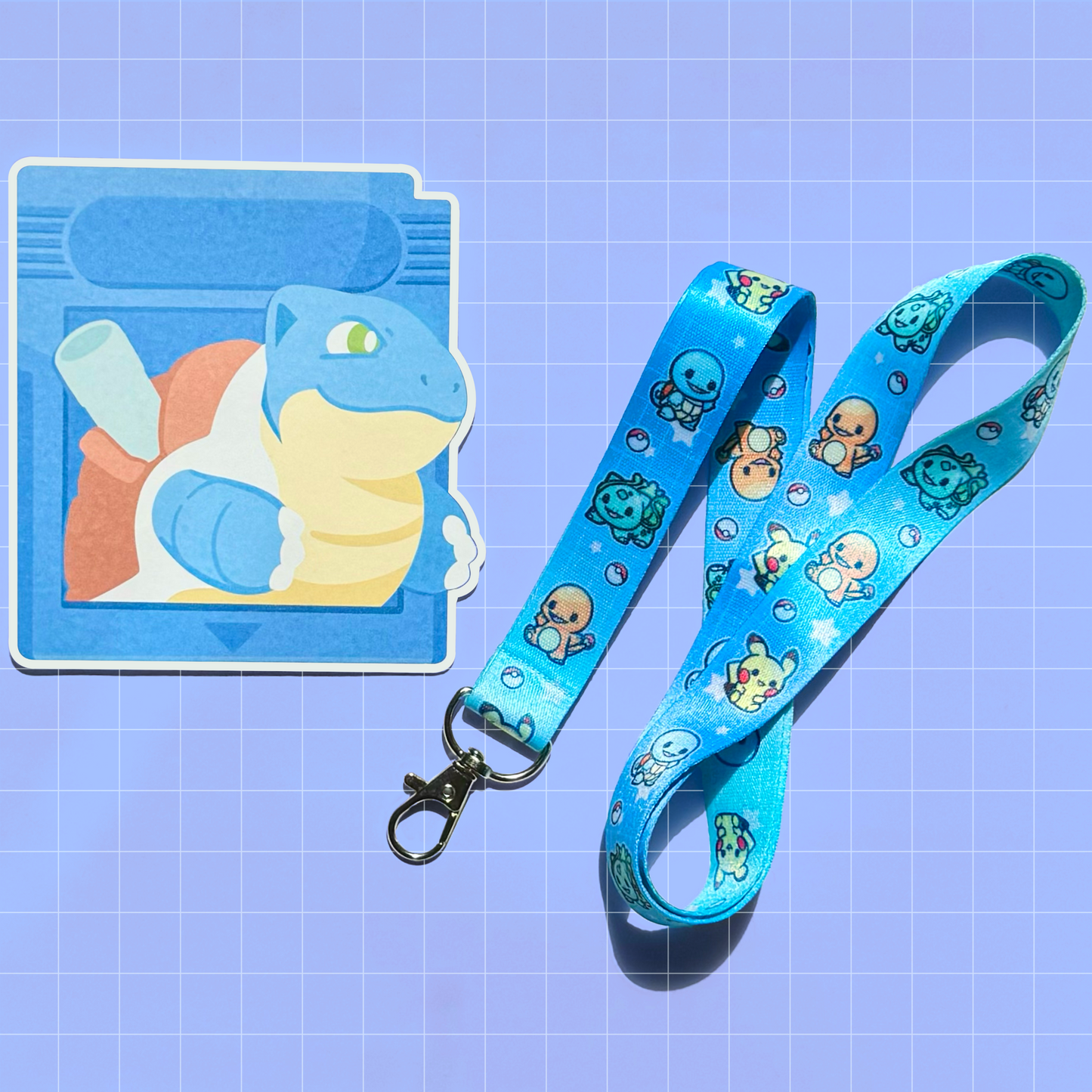 Blue Starter Party Lanyard