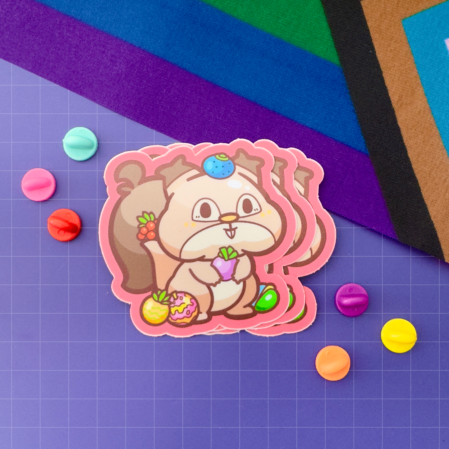 Skwovet Berries PokéPRIDE Sticker