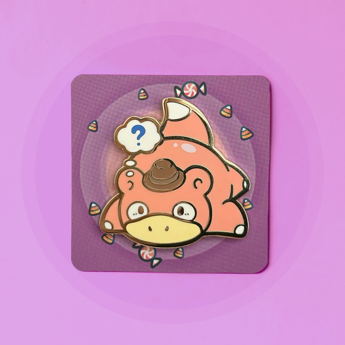 Slowpoke Party Pin