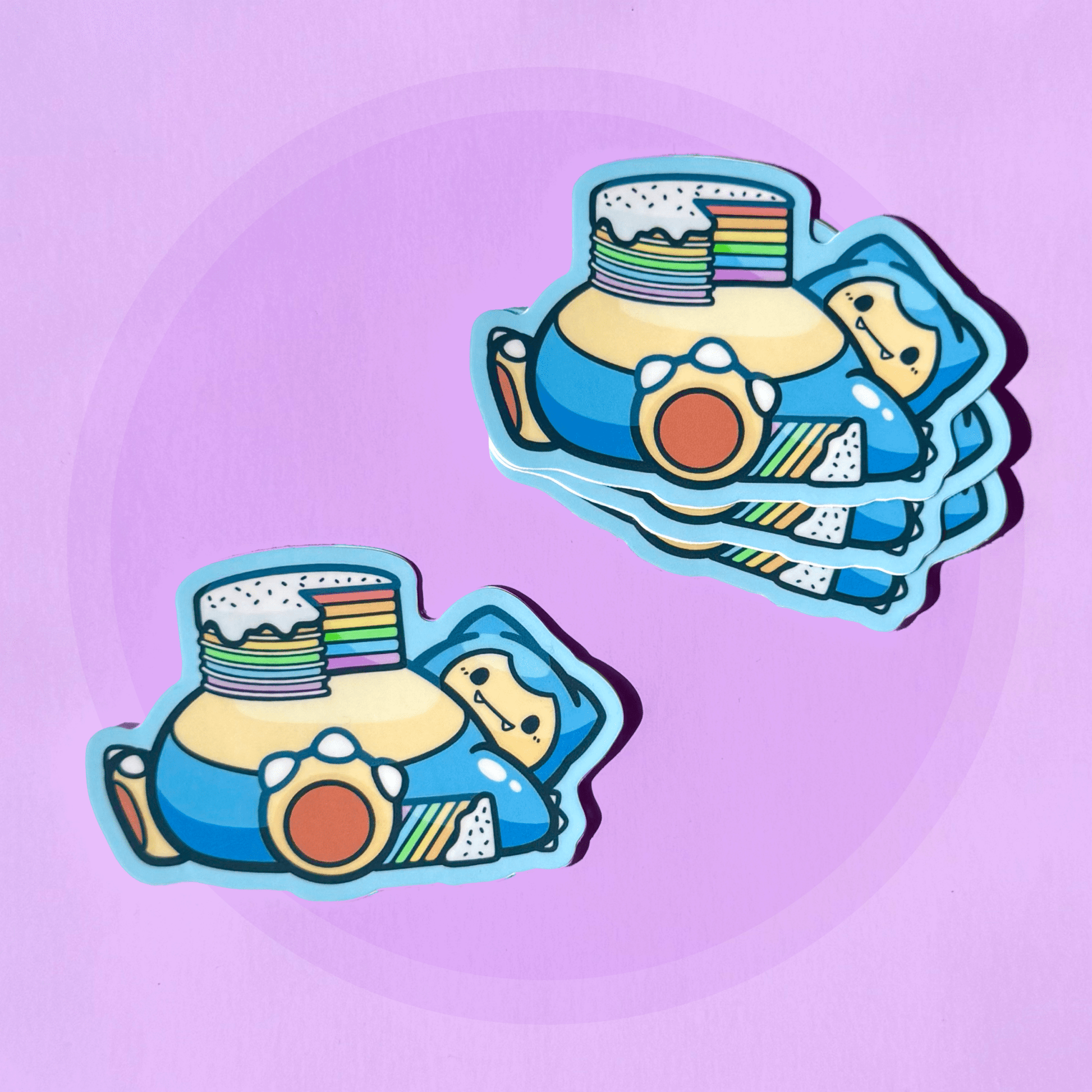 Snorlax PokéPRIDE Sticker - HeyyoJojo