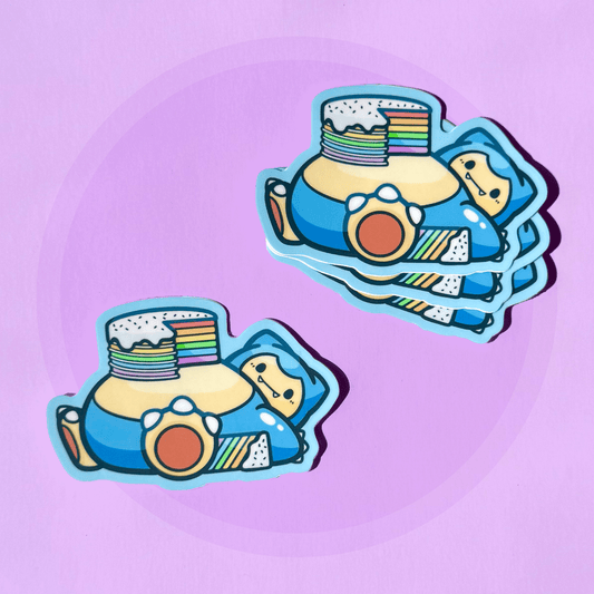 Snorlax PokéPRIDE Sticker - HeyyoJojo