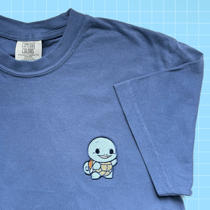 Squirtle Embroidered Shirt | Comfort Colors - HeyyoJojo