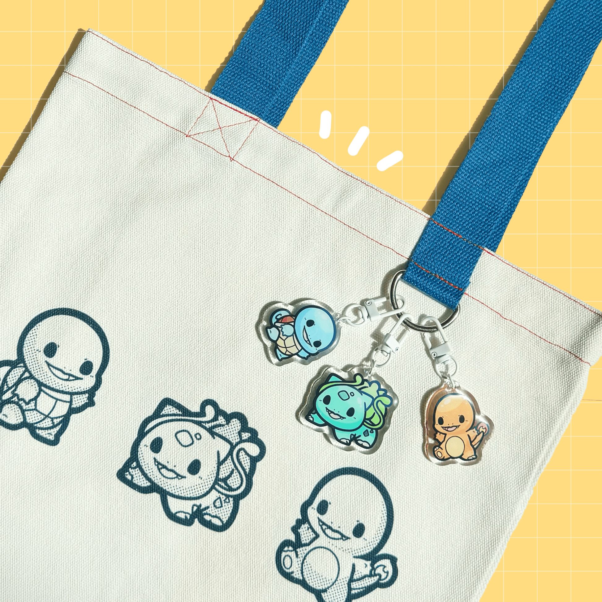 Starters Party Tote Bag | Charm Attachment - HeyyoJojo