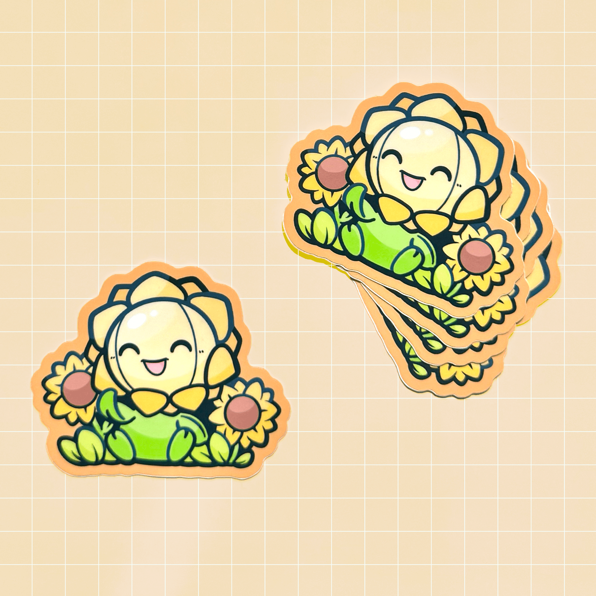 Sunflora Party Friend Sticker - HeyyoJojo