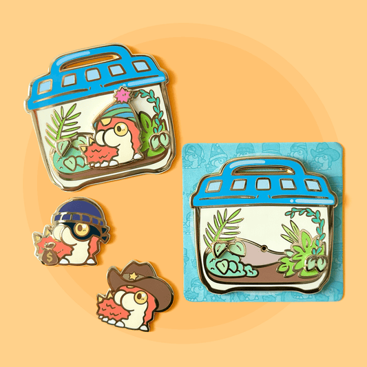 Terrarium Stacking Pin | Wormy Wardrobe - HeyyoJojo