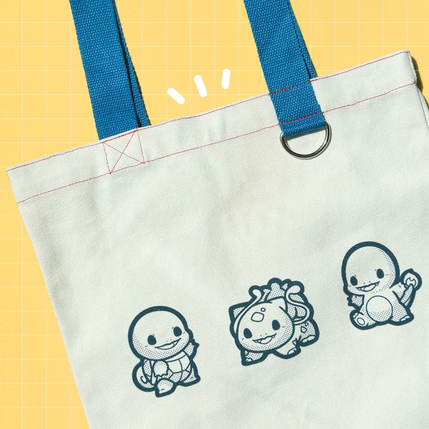 Starters Party Tote Bag | Charm Attachment