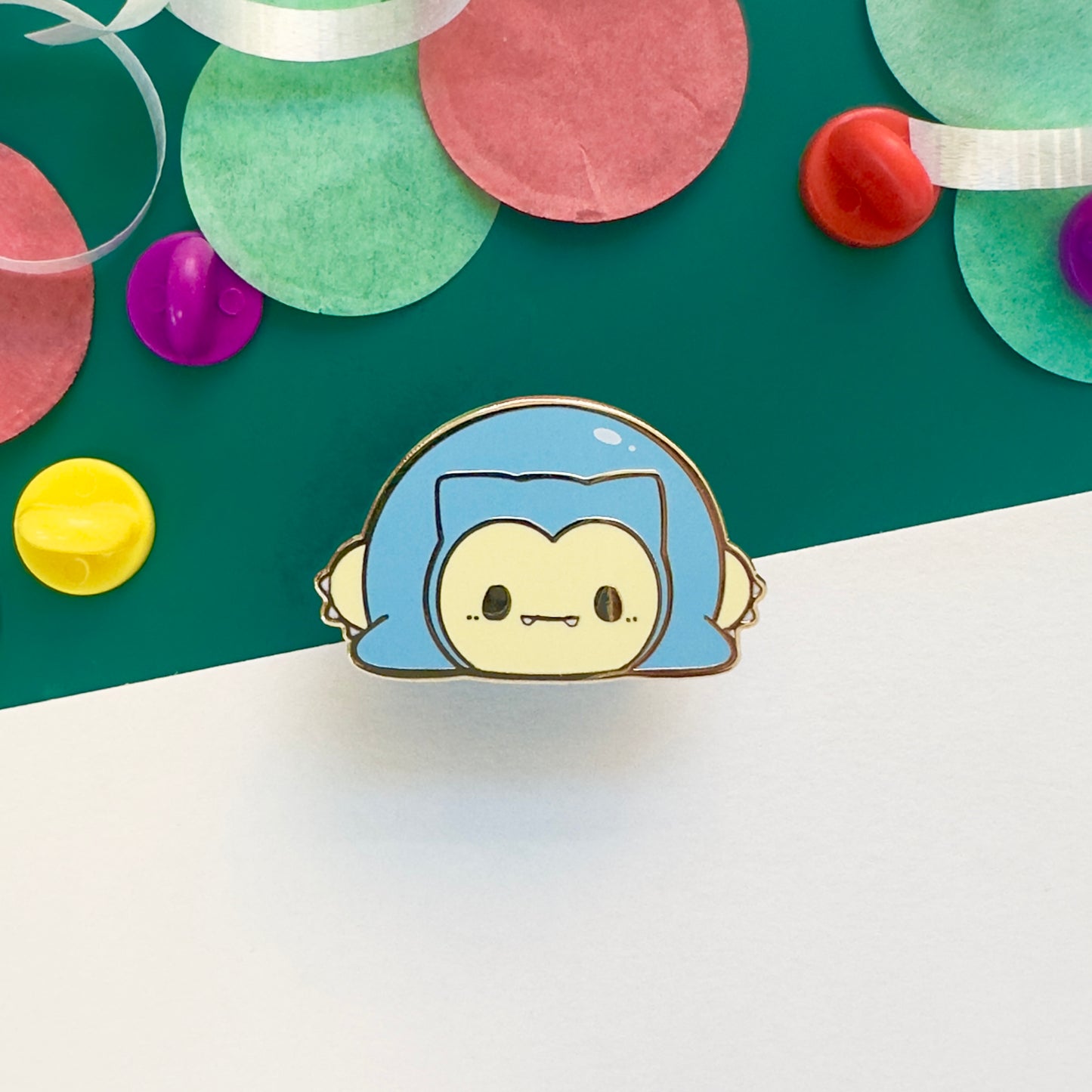 Snorlax Party Friend Pin