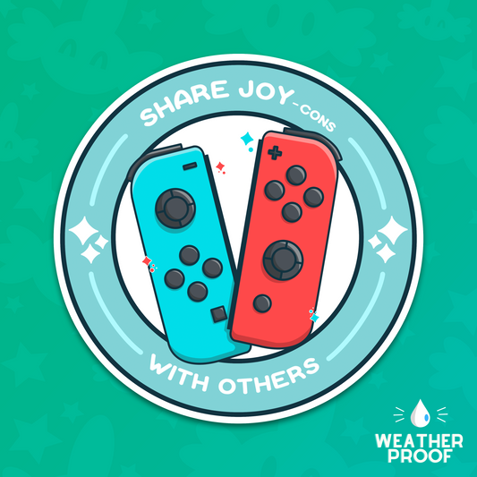 Share Joy Sticker | WEATHERPROOF