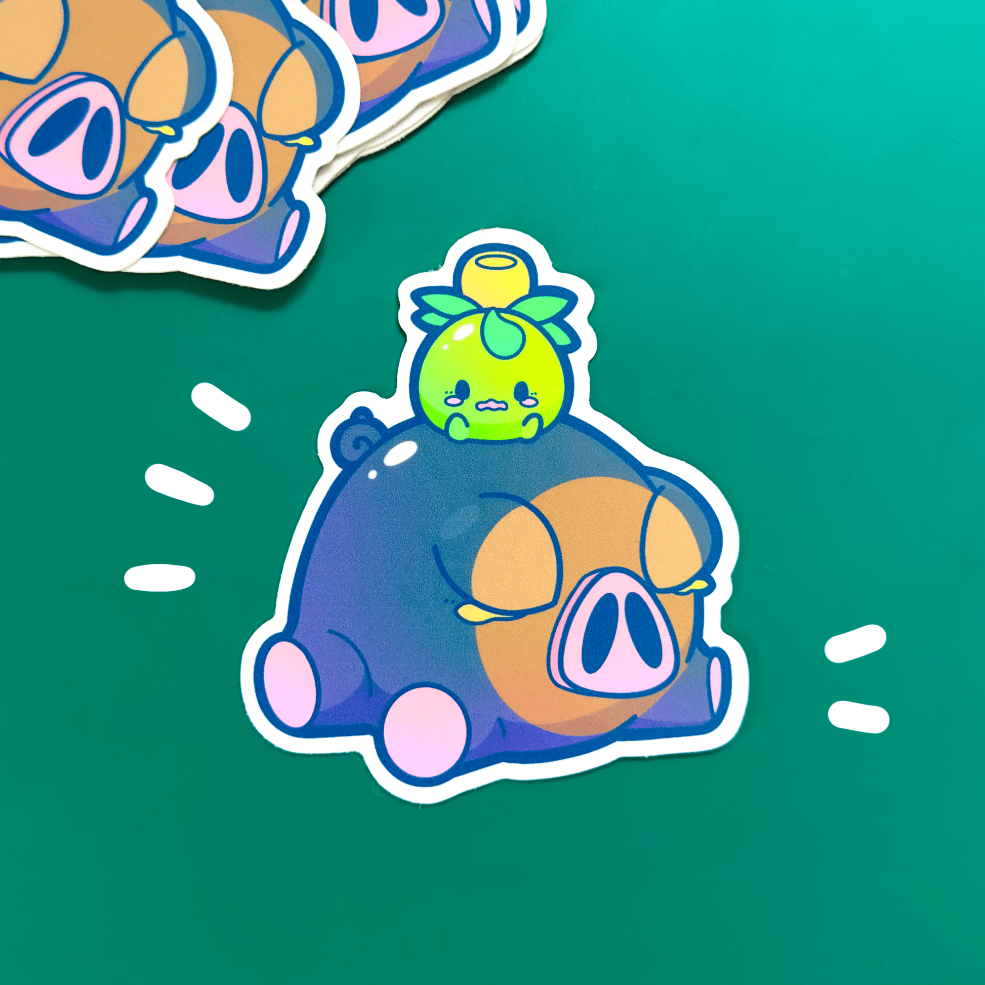 Smoliv & Lechonk Sticker - HeyyoJojo